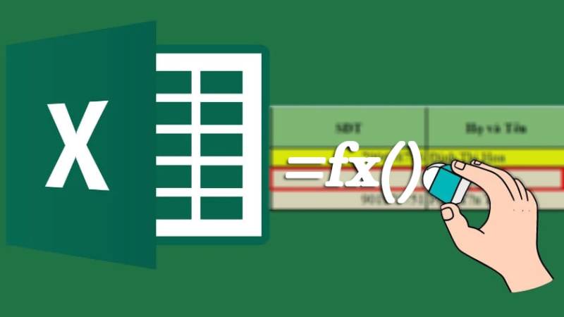 Cách xóa tất cả công thức trong Excel chỉ với vài thao tác đơn giản