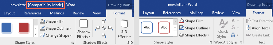 Compatibility Mode