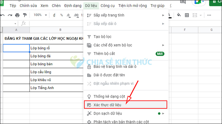 Xác thực dữ liệu