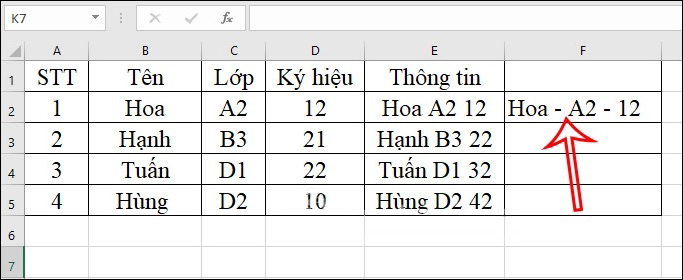 Tách dữ liệu Excel 