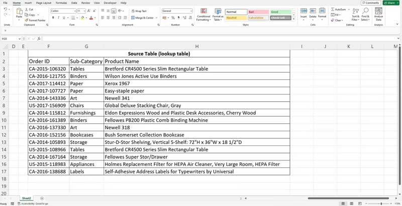 Ví dụ làm tự động hóa Vlookup bằng Excel VBA