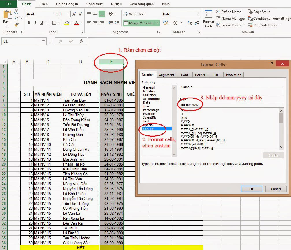 Hướng dẫn chi tiết cách tạo bảng chấm công trên Excel