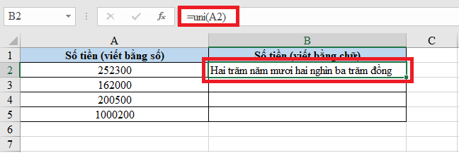 Các cách đọc số thành chữ trong Excel đơn giản nhất