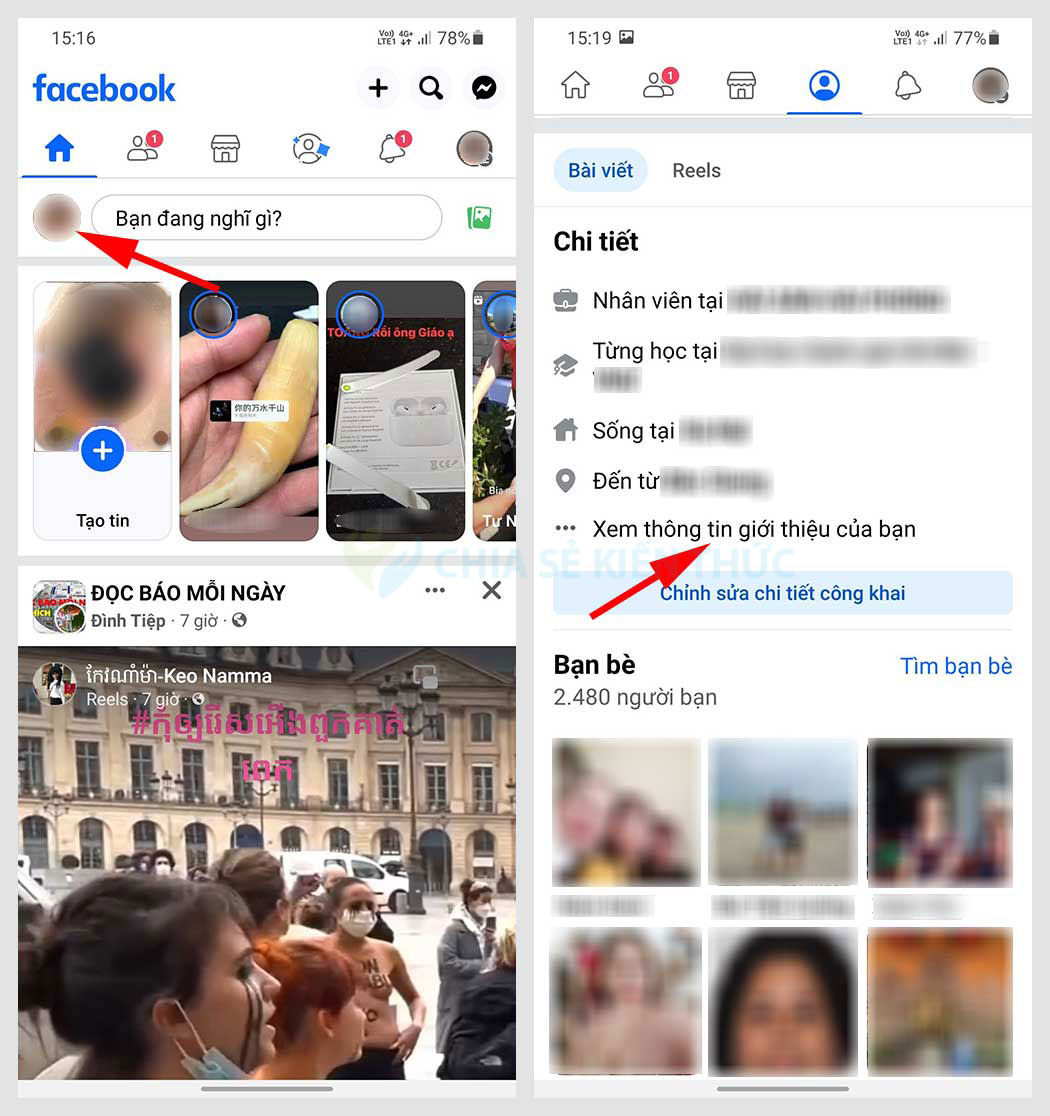 Cách ẩn sinh nhật trên Facebook điện thoại