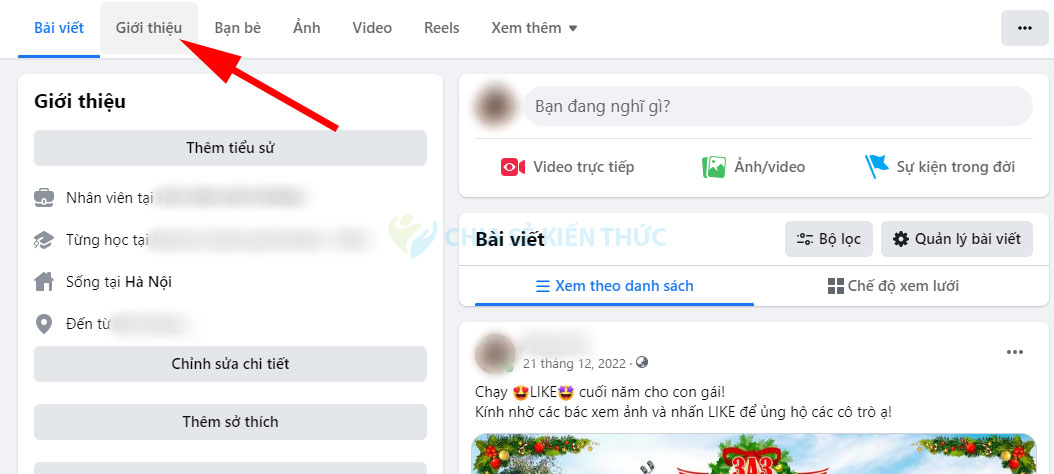 Cách ẩn sinh nhật trên Facebook máy tính