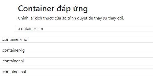 Tìm hiểu về Container trong Bootstrap 5
