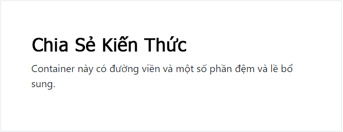 Tìm hiểu về Container trong Bootstrap 5
