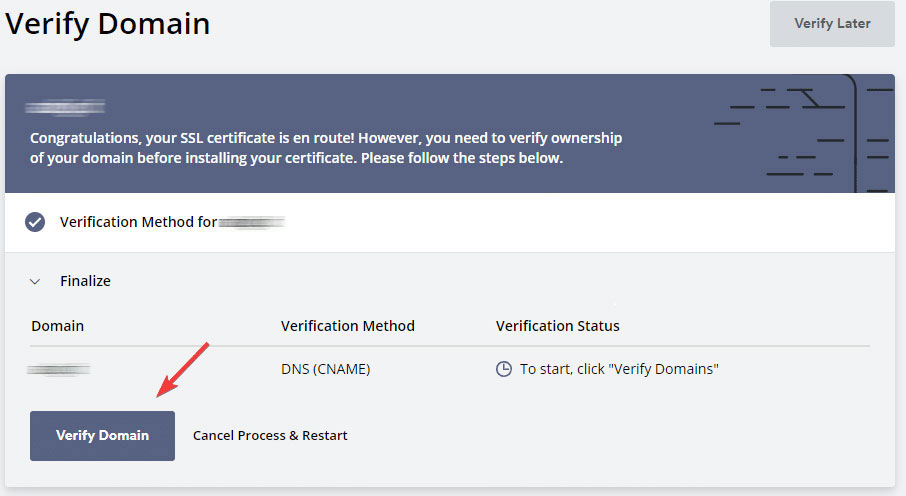 Hướng dẫn lấy chứng chỉ SSL ZeroSSL: Xác thực domain