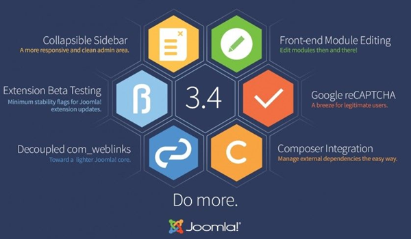 Joomla cung cấp nhiều tiện ít và bộ mở rộng khổng lồ