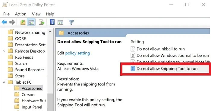 Hướng dẫn khắc phục lỗi Snipping Tool không hoạt động trên Windows