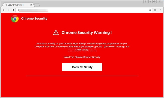 Website không an toàn, chứa malware