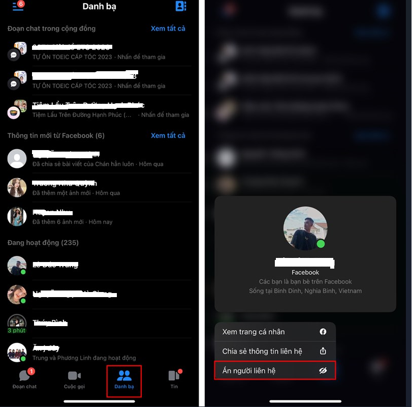 Cách ẩn người liên hệ trên Messenger chỉ với 2 bước đơn giản - 1