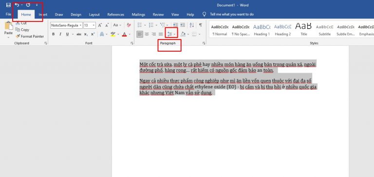 Giãn dòng trong Word trước mỗi đoạn - 3