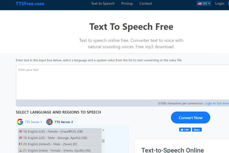 Free Text to Speech