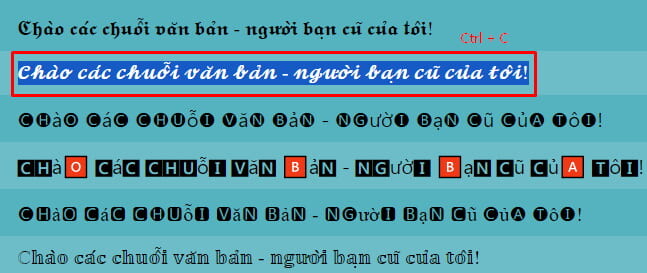 Sao chép văn bản từ Web