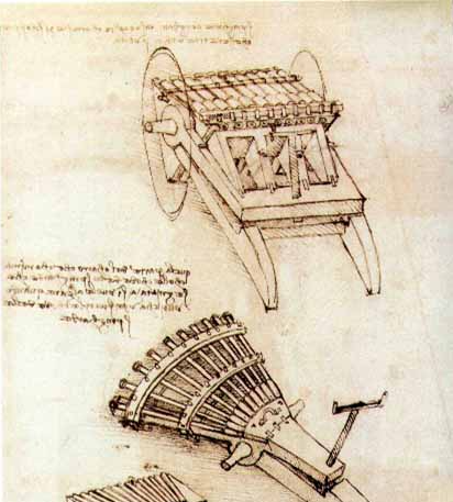 "Đàn organ" 33 nòng của Da Vinci có thể bắn nhiều phát đại bác cùng một lúc