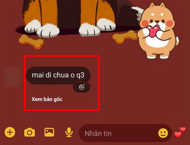 Cách dịch tin nhắn trên Messenger - Bước 4