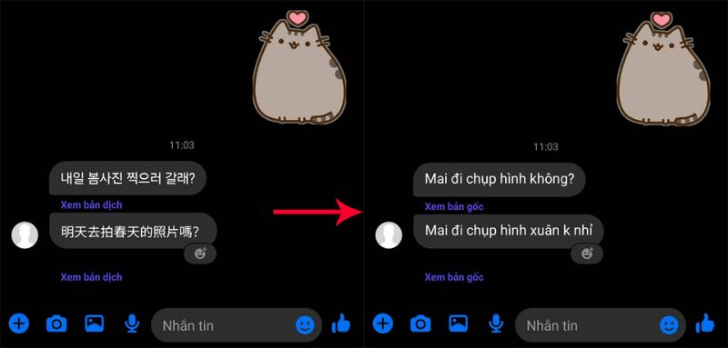 Cách dịch tin nhắn trên Messenger - Bước 5