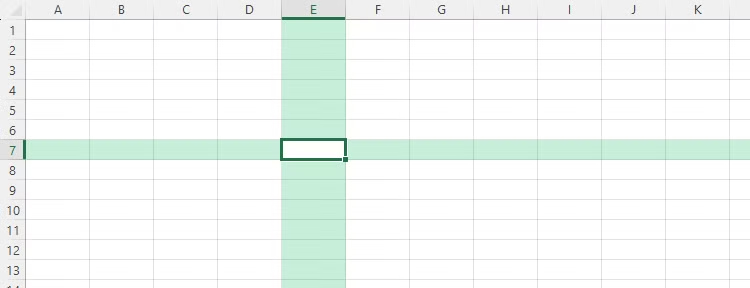 Hướng dẫn dùng tính năng Focus Cell trong Excel làm nổi bật dữ liệu - Bước 1.2