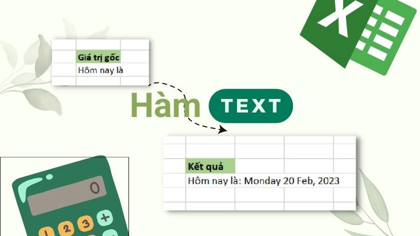 Cách dùng hàm TEXT trong Excel để chuyển đổi số thành văn bản