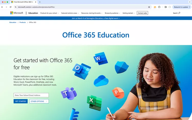 Cách học sinh và giáo viên có thể sử dụng Microsoft Office miễn phí - Bước 1