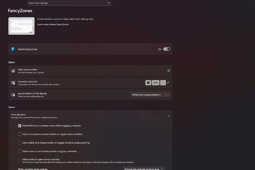 FancyZones: Công cụ Windows giúp bạn hiểu rõ hơn về thiết lập màn hình kép - Ảnh 2