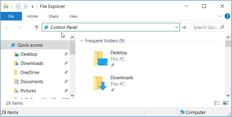 Cách giúp bạn mở nhanh Control Panel trên Windows 11 - Cách 5