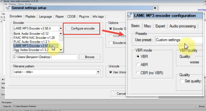 Fre:ac Audio Converter