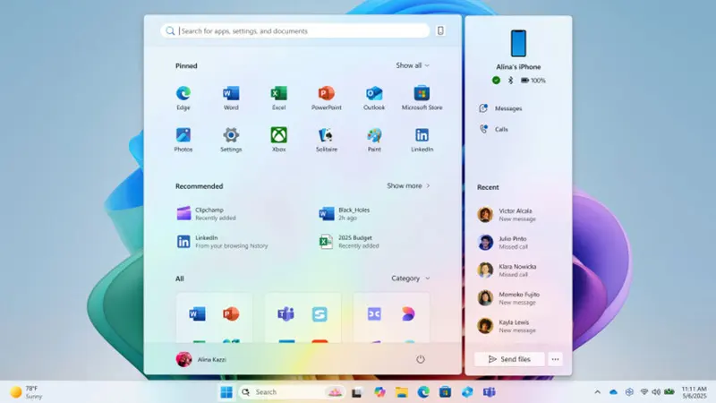 Windows 11 được cập nhật với menu Start “mới” và nhiều thay đổi thú vị