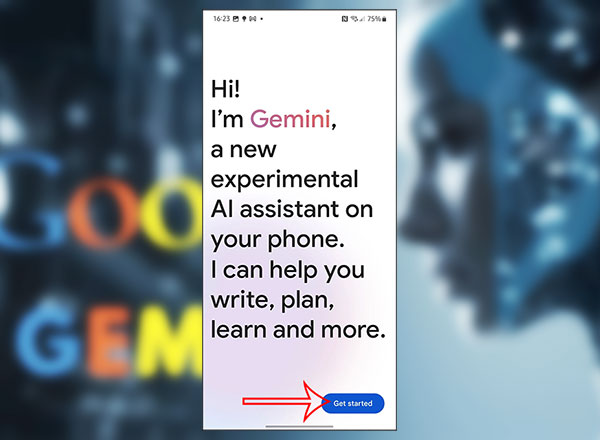 Cách dùng Gemini AI làm trợ lý ảo trên Android - Bước 1