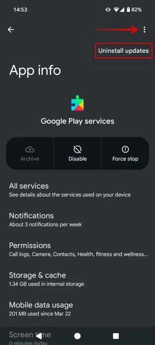 Cách khắc phục tình trạng hao pin của Google Play Services trên Android - Cách 7