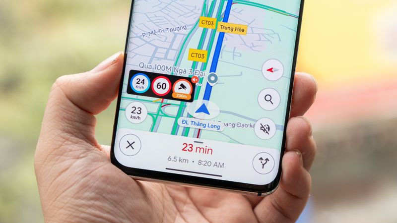 Cách hiển thị giới hạn tốc độ, camera phạt nguội trên Google Maps dành cho Android