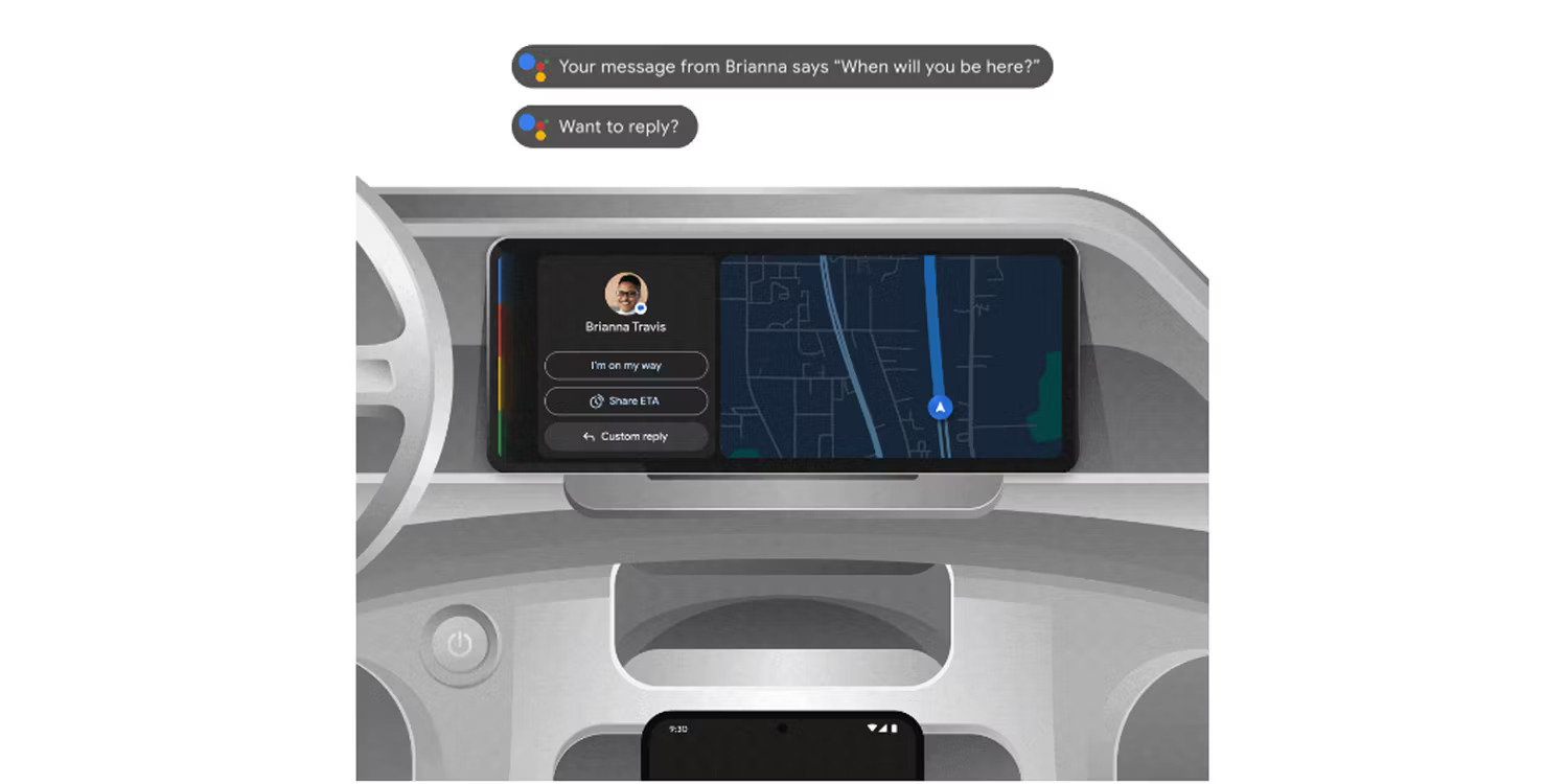 Android Auto với các bản tóm tắt và câu trả lời được hỗ trợ bởi AI