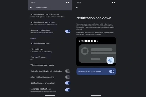 Tính năng Notification Cooldown sẽ có mặt vào năm sau?