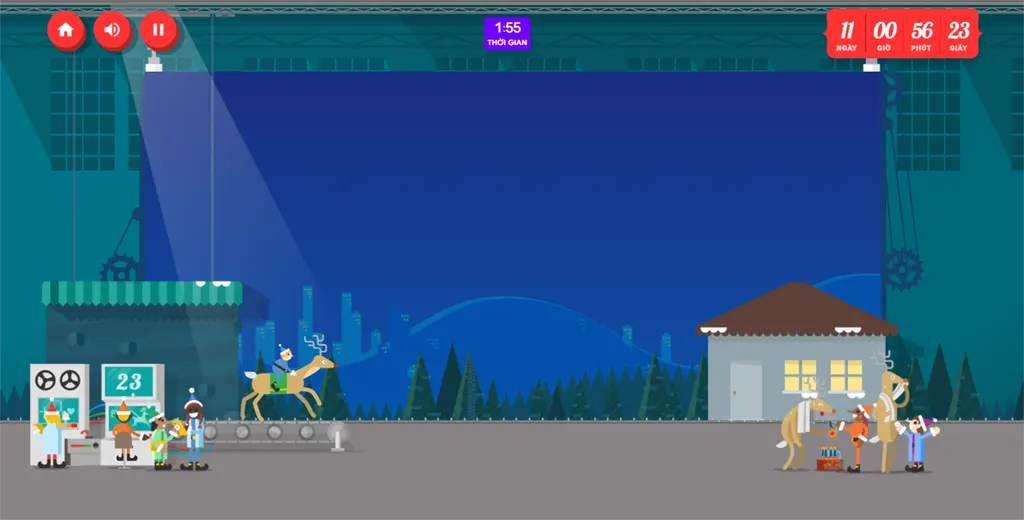 Game Reindeer Runner - Người cưỡi tuần lộc