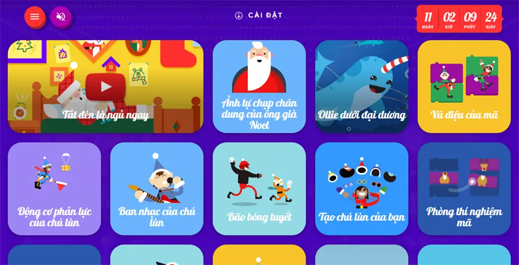 Cách chơi game Theo chân ông già Noel - Game Giáng Sinh Google 2023 - Ảnh minh họa 3