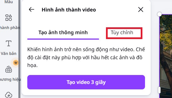 Cách tạo video trong Canva AI - Bước 3.2