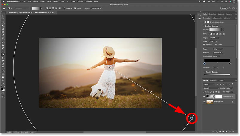 Hướng dẫn tạo viền mờ cho ảnh trong Photoshop - Bước 9.1