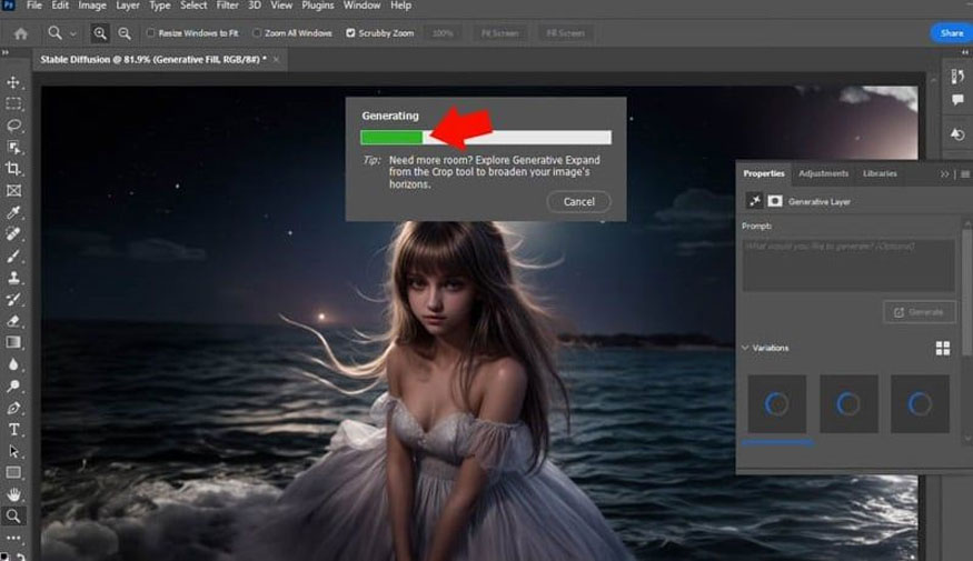 Các bước cài Stable Diffusion cho Photoshop - Bước 10.2