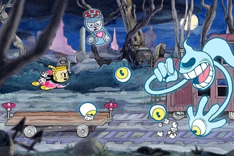 Cuphead là một tựa game hành động platformer độc đáo với phong cách đồ họa hoạt hình cổ điển ấn tượng