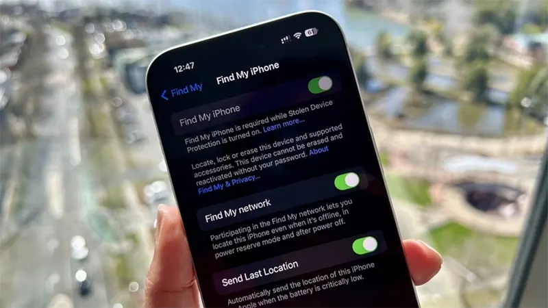 Tính năng Find My là một tùy chọn quan trọng trên iOS