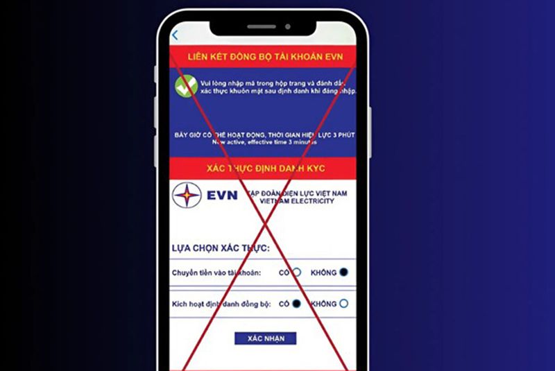 Ứng dụng giả mạo app của EVN để lừa đảo, chiếm đoạt tài sản của người dùng điện