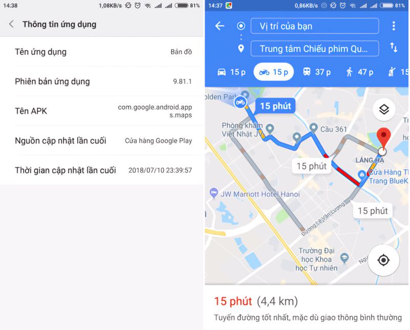 Nhiều khi tuyến đường Google Maps chỉ cho bạn không phải là con đường ngắn nhất