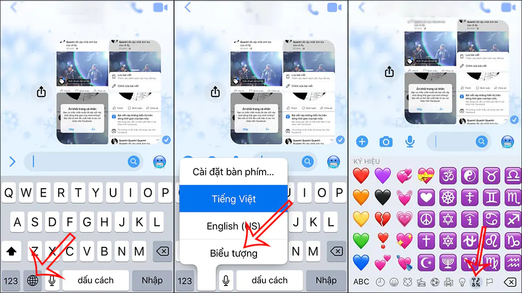 Các trái tim trên Messenger mang màu sắc khác nhau có ý nghĩa gì?