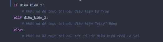 Biểu thức điều kiện trong Python - Ví dụ 1