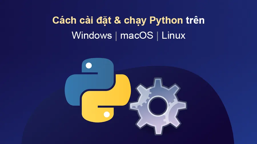 Hướng dẫn cài đặt Python trên Windows, macOS, Linux