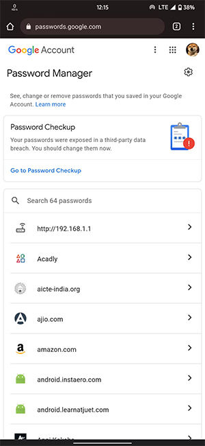 Cách chia sẻ mật khẩu trong Google Family - Bước 2