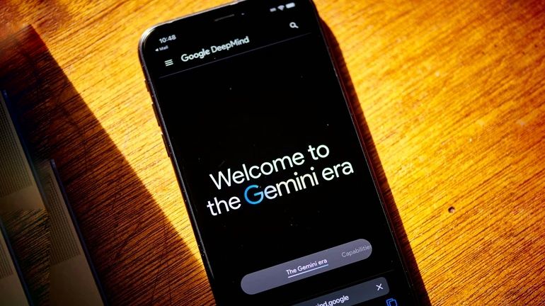 Google vừa cập nhật chính sách quyền riêng tư mới bên cạnh việc đổi tên chatbot AI Bard thành Gemini. Ảnh: Bloomberg.