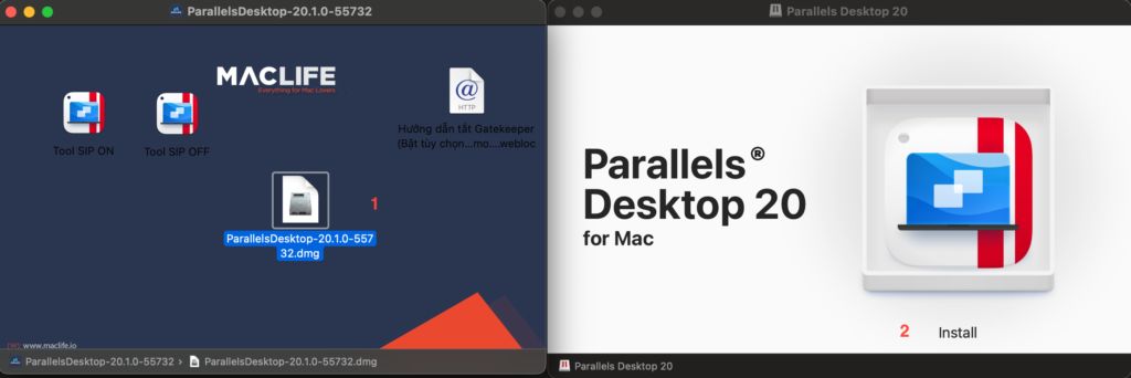 Hướng dẫn cài đặt Window 11 lên Mac bằng Parallels Desktop 20 - Bước 1