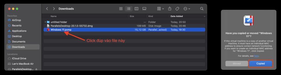 Hướng dẫn cài đặt Window 11 lên Mac bằng Parallels Desktop 20 - Bước 3.1